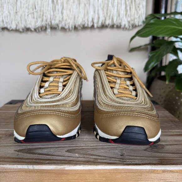 Nike Air Max 97 OG QS Metallic Gold (2017) 884421-700 Size 8.5 - Picture 4 of 17